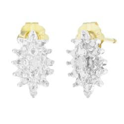 10k Yellow Gold Diamond Earringsyellow 