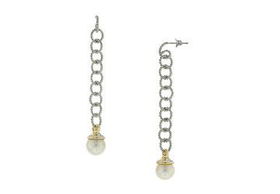 Cultured Pearl Sterling Silver Earringscultured 