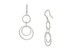Circle Sterling Silver Earringscircle 