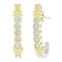 14k Yellow Gold Diamond Earringsyellow 