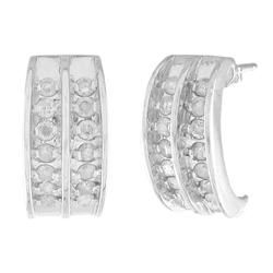 14k White Gold Diamond Earringswhite 