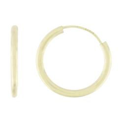 10k Yellow Gold Black Small Hoop Earringsyellow 