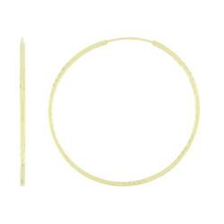 10k Yellow Gold Medium Size Hoop Earringsyellow 