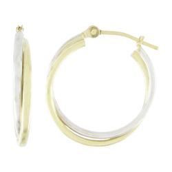 10k White Gold Small Hoop Earringswhite 