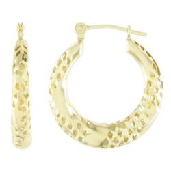 10k Yellow Gold Hoop Earringsyellow 