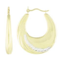 10k White Gold Hoop Earringswhite 