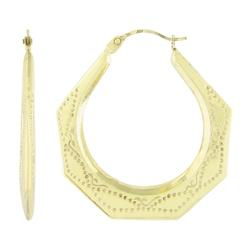 10k Yellow Gold Hoop Earringsyellow 