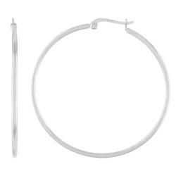 Sterling Silver Large Hoop Earringssterling 