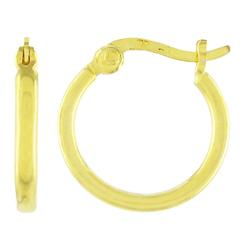 Gold Sterling Silver Small Hoop Earringsgold 
