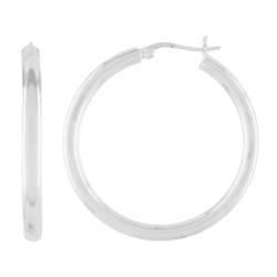 Sterling Silver Medium Size Hoop Earringssterling 