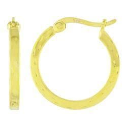 Gold Sterling Silver Small Hoop Earringsgold 