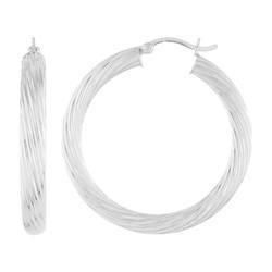 Sterling Silver Hoop Earringssterling 