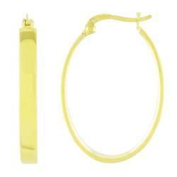 Gold Sterling Silver Large Hoop Earringsgold 