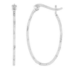 Sterling Silver Hoop Earringssterling 