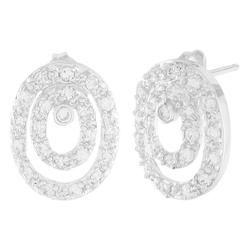 Sterling Silver Cubic Zirconia Earringssterling 