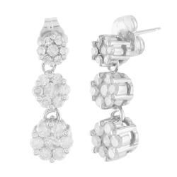 White Gold Diamond Earringswhite 
