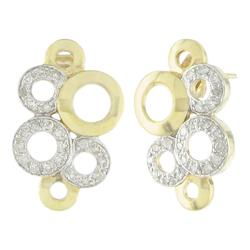 Yellow Gold Diamond Earringsyellow 