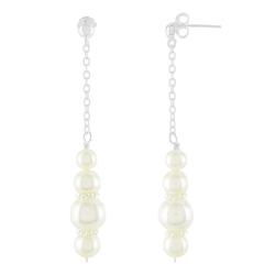 Sterling Silver Pearl Earringssterling 