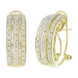 Yellow Gold Diamond Earringsyellow 