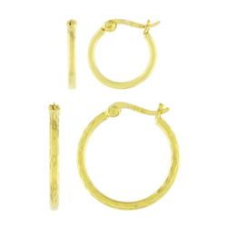 Gold Medium Size Hoop Earringsgold 