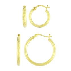Gold Medium Size Hoop Earringsgold 