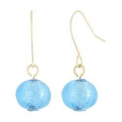 Yellow Gold Blue Earringsyellow 