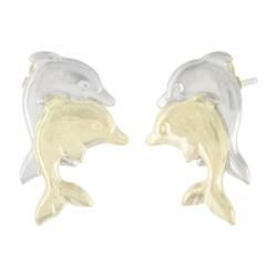 White Gold Yellow Earringswhite 
