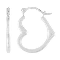 White Gold Hoop Earringswhite 
