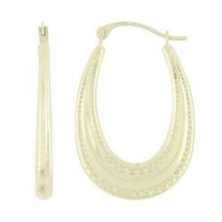 Yellow Gold Hoop Earringsyellow 