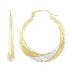 White Gold Hoop Earringswhite 