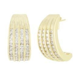 Yellow Gold Diamond Earringsyellow 