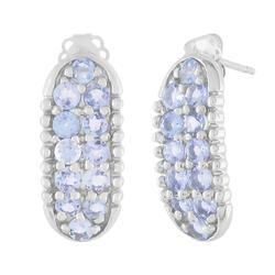 White Gold Tanzanite Earringswhite 