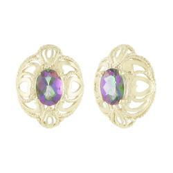 Yellow Gold Topaz Earringsyellow 
