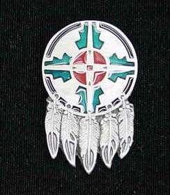Native American Shield Bolo Tiebolo 
