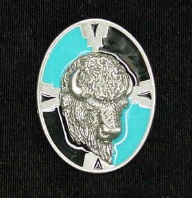 Southwestern Bison Bolo Tiebolo 