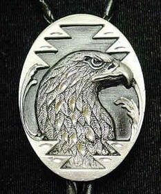 Large Bolo - Eagle Head (Diamond Cut)bolo 