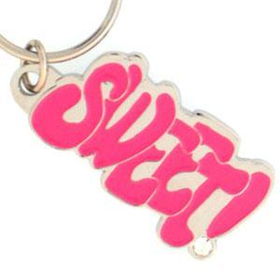 Graffiti Expressions Key Ring - Sweet