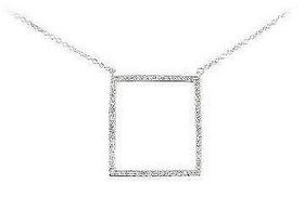 CZ Sterling Silver Necklacesterling 