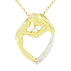 Gold Cubic Zirconia Necklacegold 