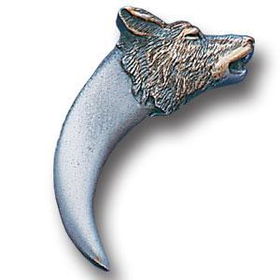 Pewter 3-D Collector Pin - Wolf Tooth