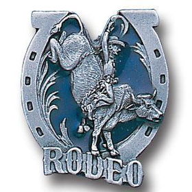 Pewter 3-D Collector Pin - Rodeopewter 