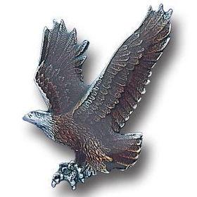 Pewter 3-D Collector Pin - Free Form Eagle