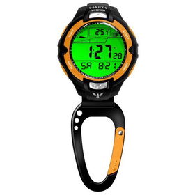 UV/Temp Sensor Clip, Orange Bezel, Carabineer Cliptemp 