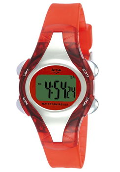 Women's Digital Multi-Function Red Plasticwomen 