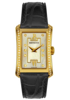 Women's Fascino 18k Diamond Black Alligatorwomen 