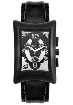 Unisex Nazar Chronograph Black Leatherunisex 