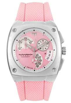 Women's KRA Chronograph Pink Rubber Pink Dialwomen 