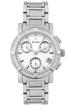 Women's Chronograph White Diamond Stainless Steelwomen 