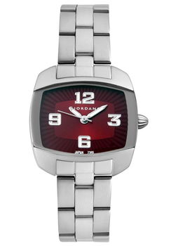 Women's Stainless Steel Burgandy Dialwomen 