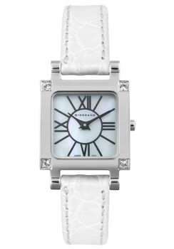 Women's White Leather Sawarovski Crystalwomen 
